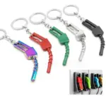 Car Fuel Gas Petrol Pump Nozzle Keychain Keyring - Unique and Stylish Automotive Keychain