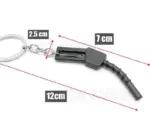 Car Fuel Gas Petrol Pump Nozzle Keychain Keyring - Unique and Stylish Automotive Keychain