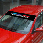 BMW M-Sport M Performance Windshield Windscreen Sun Strip Decal Sticker -  Stealth Car Accessories