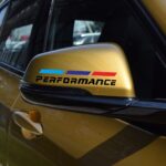 BMW M-Sport M Performance Wing Mirror Decal Stickers 2pcs