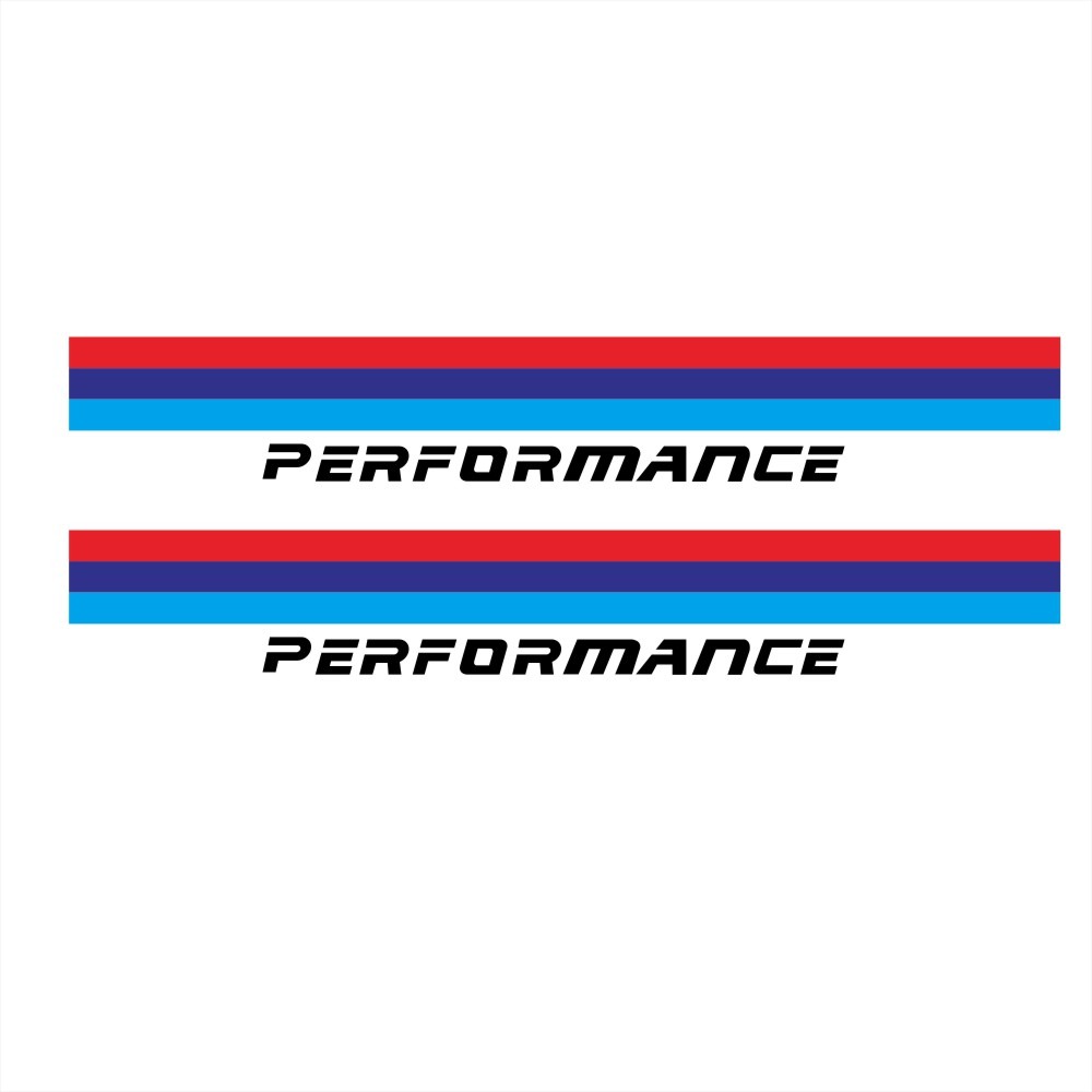 Black M Performance with M-Sport Stripes