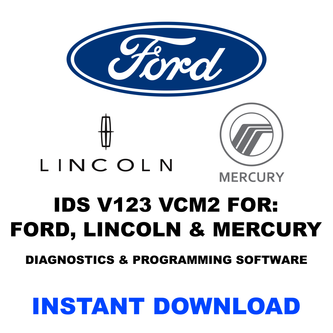 Ford IDS V123 VCM2 Diagnostics & Programming Software - Instant Download Download!