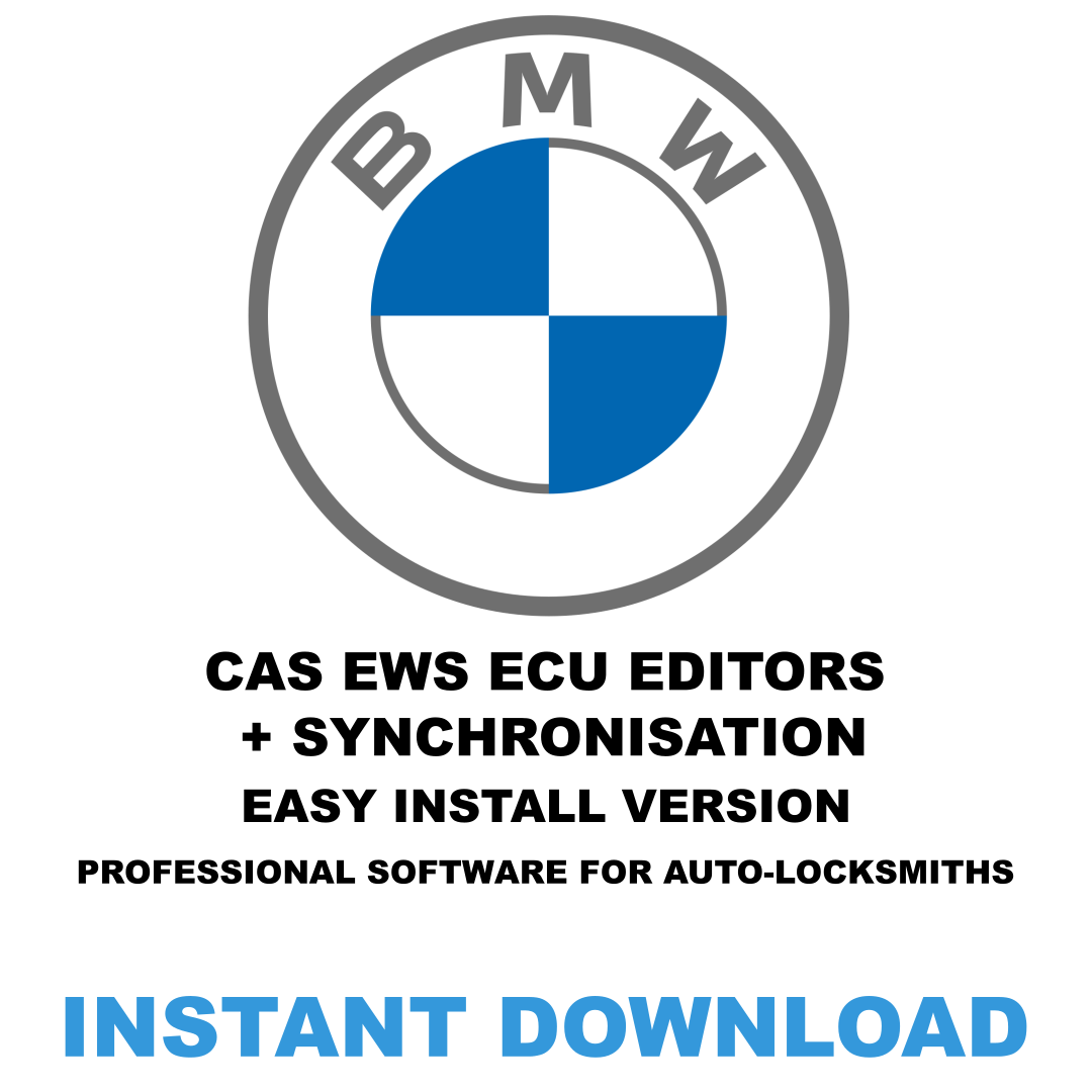 BMW CAS EWS ECU Editors + Synchronisation Software for Auto-Locksmiths - Stealth Car Accessories