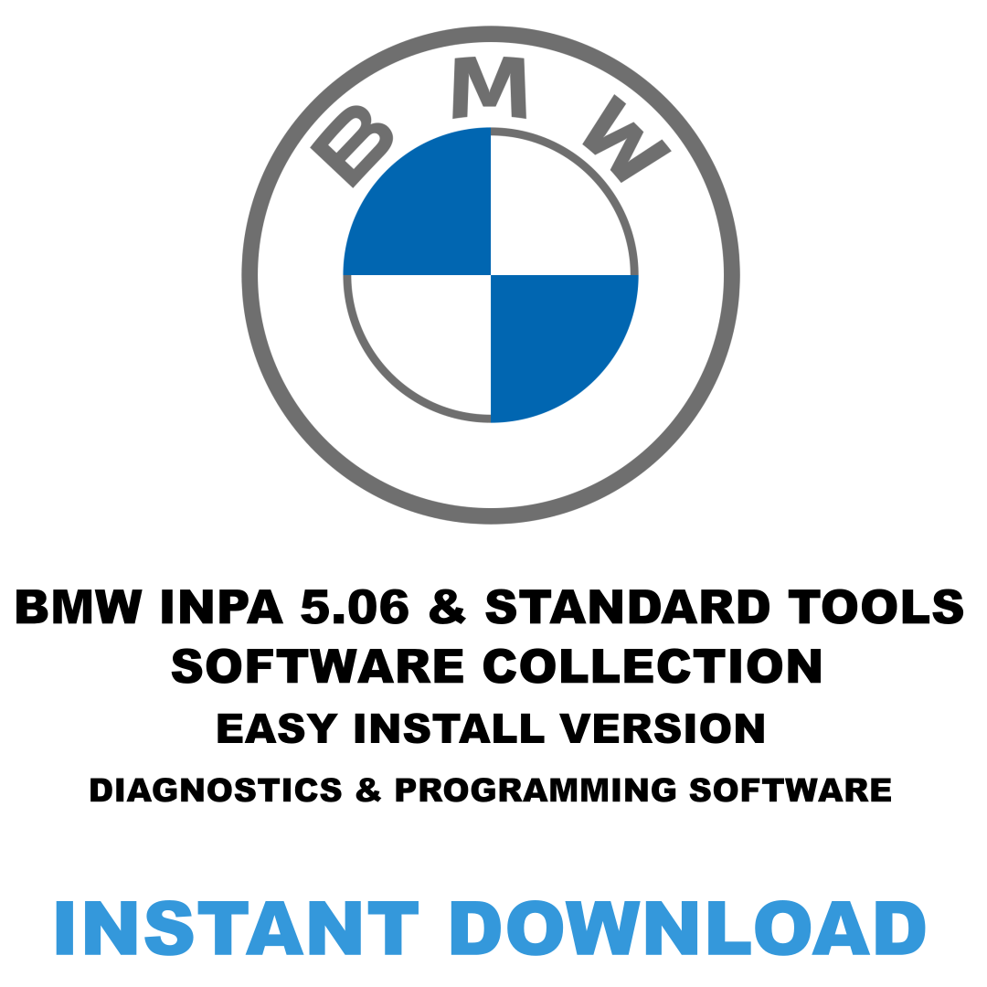 BMW INPA 5.06 OBD Diagnostic Software Collection - EASY INSTALL VERSION