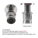 12V Fire Missiles Button Car Cigarette Lighter