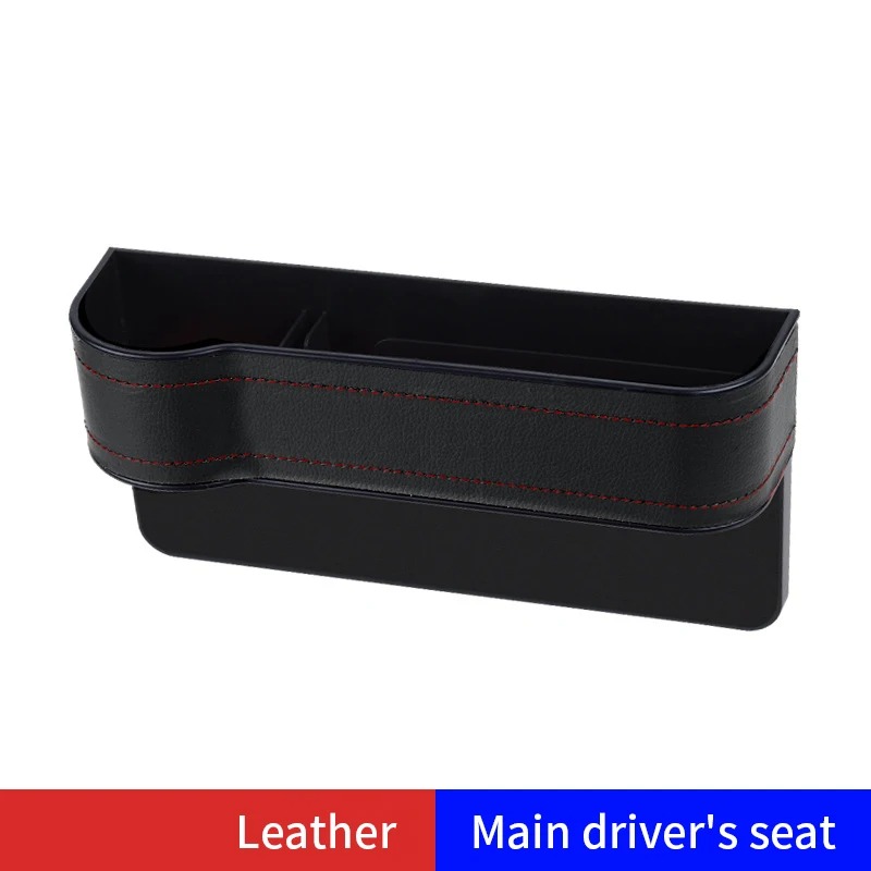 Car Seat Gap Filler, Leather Car Seat Organizer with Cup Holder, Console  Side Pocket Car Seat Storage Box 