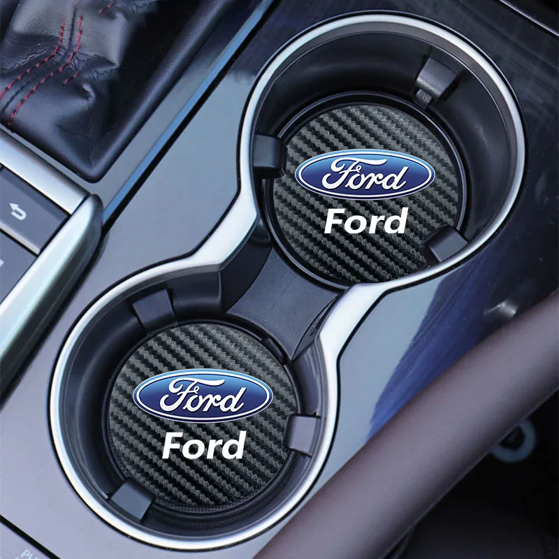 Leather Car Coasters for Ford