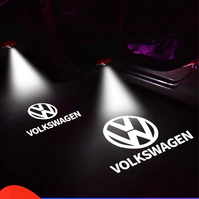 Volkswagen Car Door Emblem LED Lights