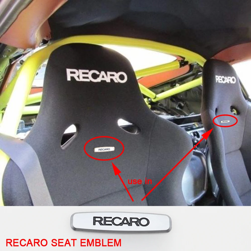 RECARO Logo Car Emblem Seat Clips