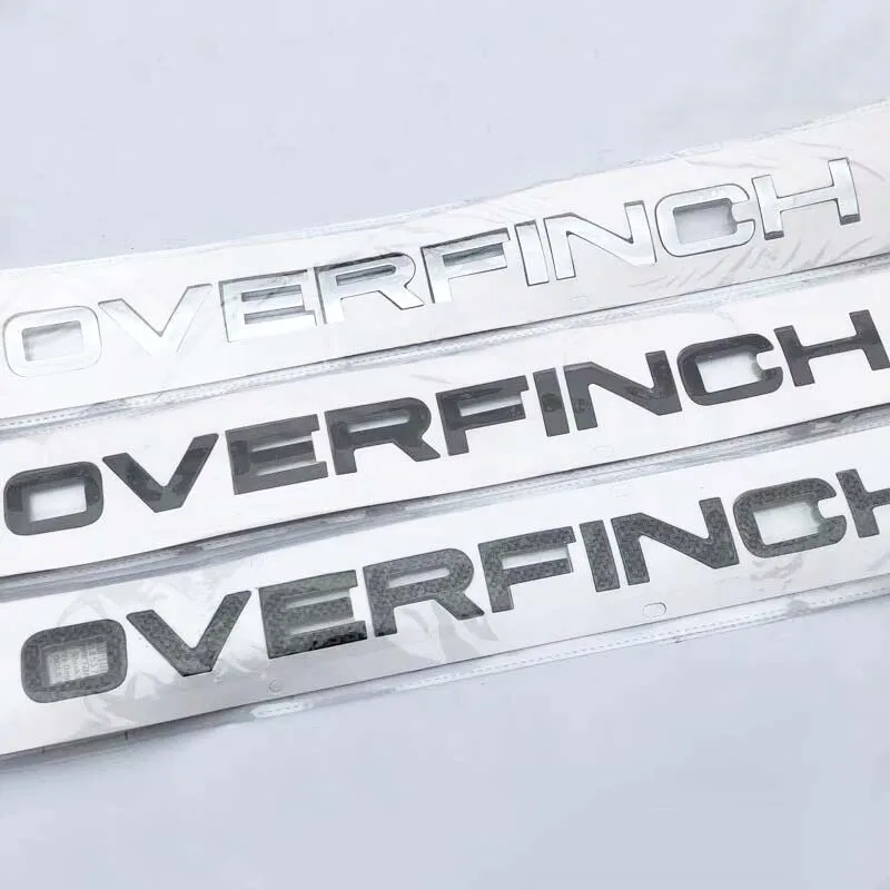 Overfinch Land Rover 3D ABS Car Logo Badge Emblem Sticker