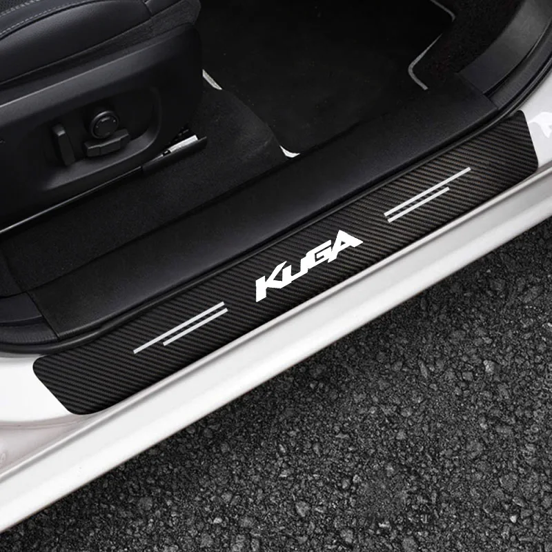 Carbon Fiber Car Door Trunk Sticker Ford KUGA 2023