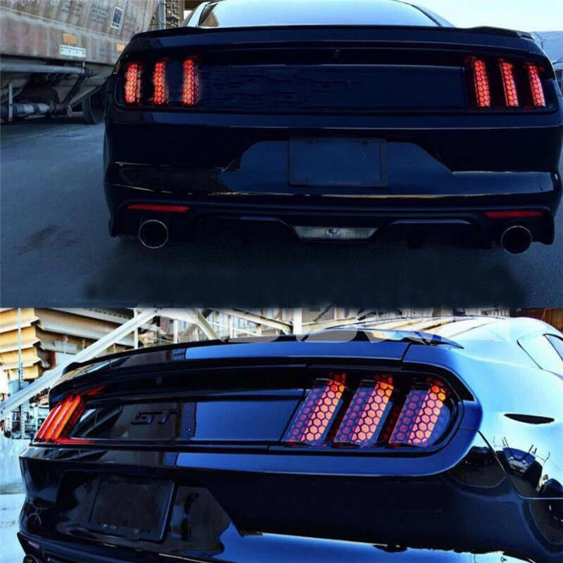Ford Mustang Honeycomb Tail Light Stickers
