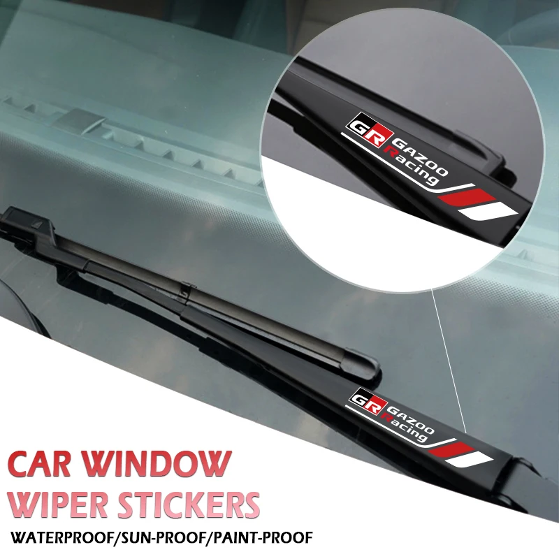 Toyota GR GAZOO RACING Window Wiper Stickers