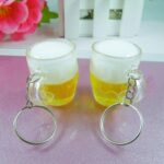 Beer Lager Pint Glass Keychain