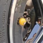 Car Tire Emoji Valve Caps