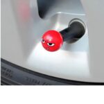 Devil Emoji Tire Valve Caps