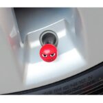 Devil Emoji Tire Valve Caps