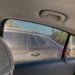 Universal Car Van Black Hollow Honey Comb Front Windscreen Windshield Banner Vinyl Decal Sticker