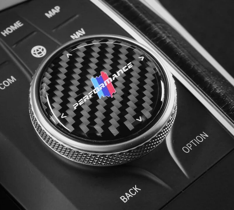 Carbon Fiber Multimedia Button Cover Trim BMW G20 G28 G29 X3 X4 G01 G02 G08